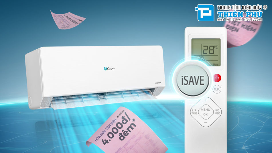 Điều Hòa Casper 12000btu 1 Chiều Inverter GC-12IB36
