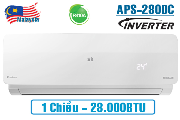 điều hòa sumikura aps/apo-280dc