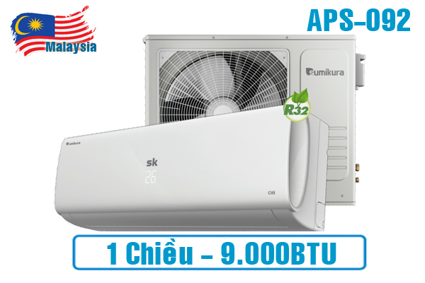 điều hòa sumikura 9000btu 1 chiều asp/apo-092