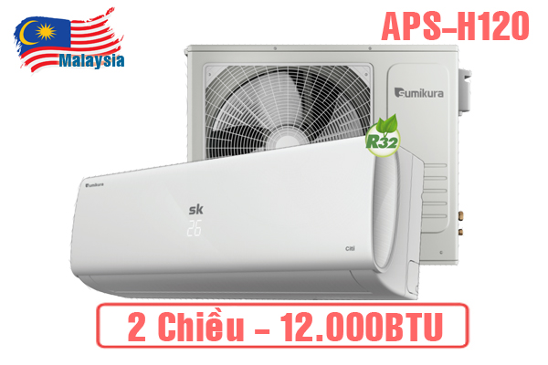 điều hòa sumikura 12000btu aps/apo-h120