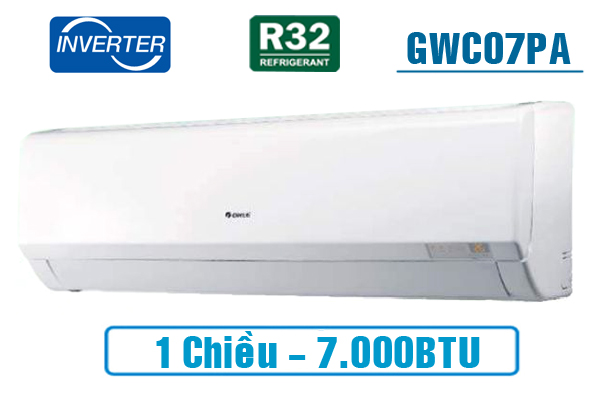 Điều hòa gree 7000btu 1 chiều gwc07pa